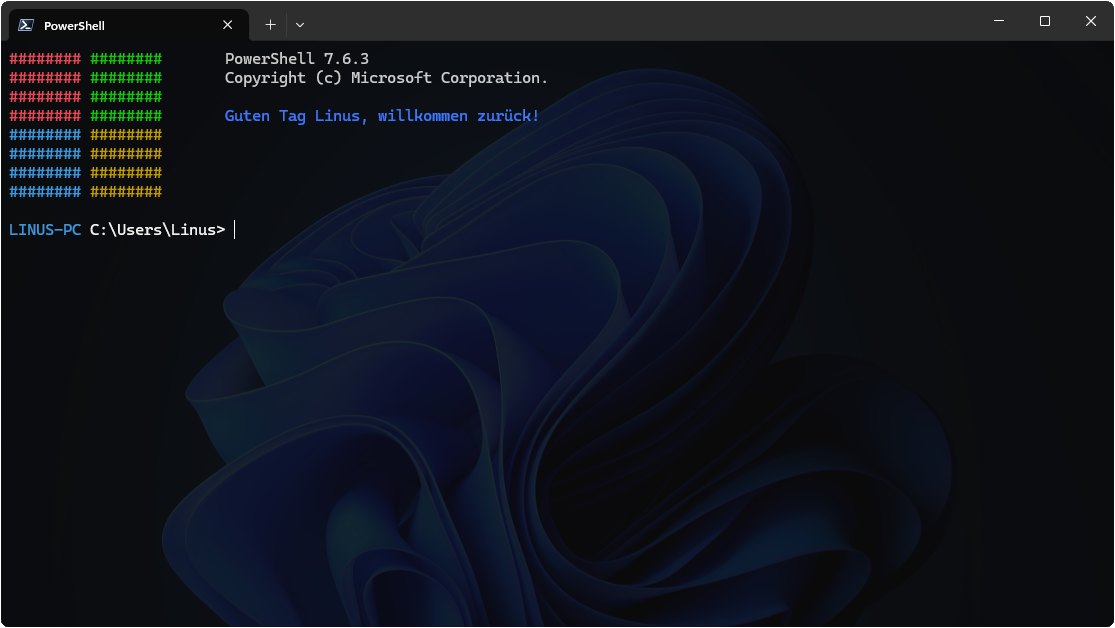 Screenshot von Windows Terminal